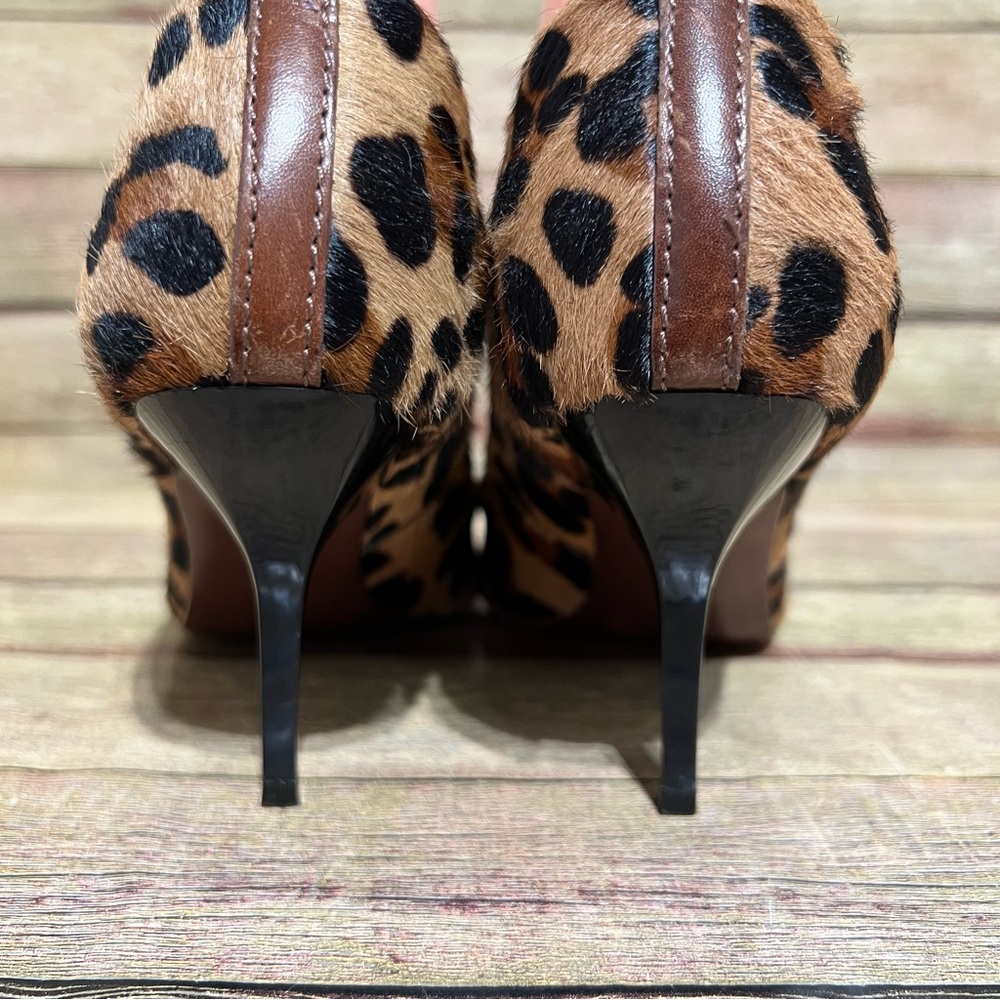 Tory Burch Leopard Print Celina Pointed Heels - image 3